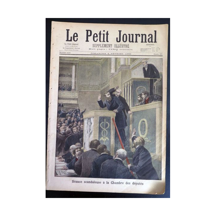Le petit journal supplément illustré N° 377 du dimanche 6 février1898