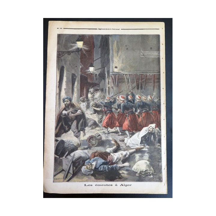 Le petit journal supplément illustré N° 377 du dimanche 6 février1898