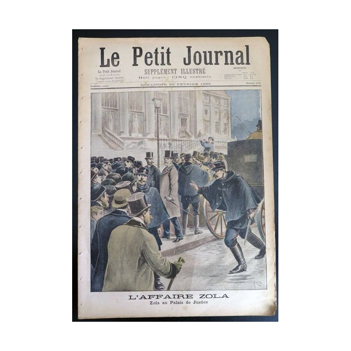 Le petit journal supplément illustré N° 379 du dimanche 20 février1898
