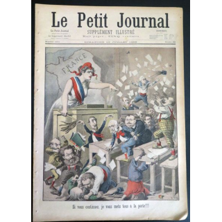 Le petit journal supplément illustré N° 399 du dimanche 10 Juillet 1898