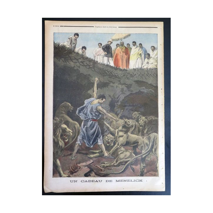 Le petit journal supplément illustré N° 399 du dimanche 10 Juillet 1898