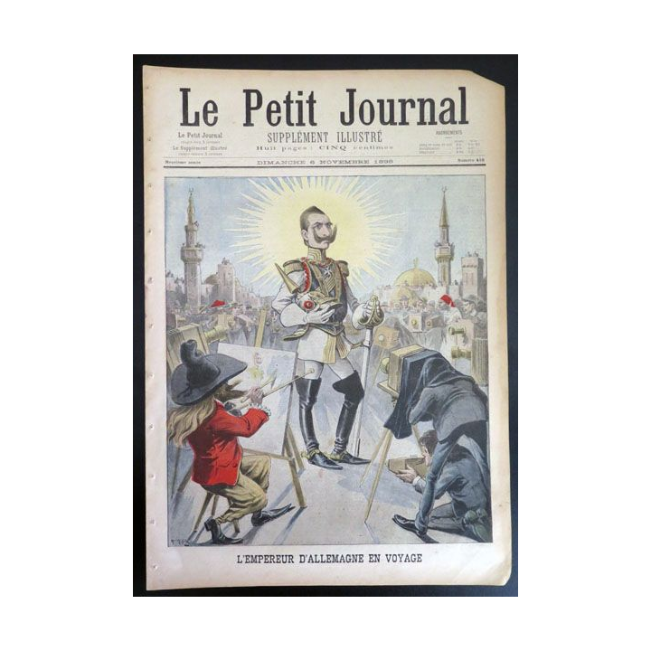 Le petit journal supplément illustré N° 416 du dimanche 10 Novembre 1898