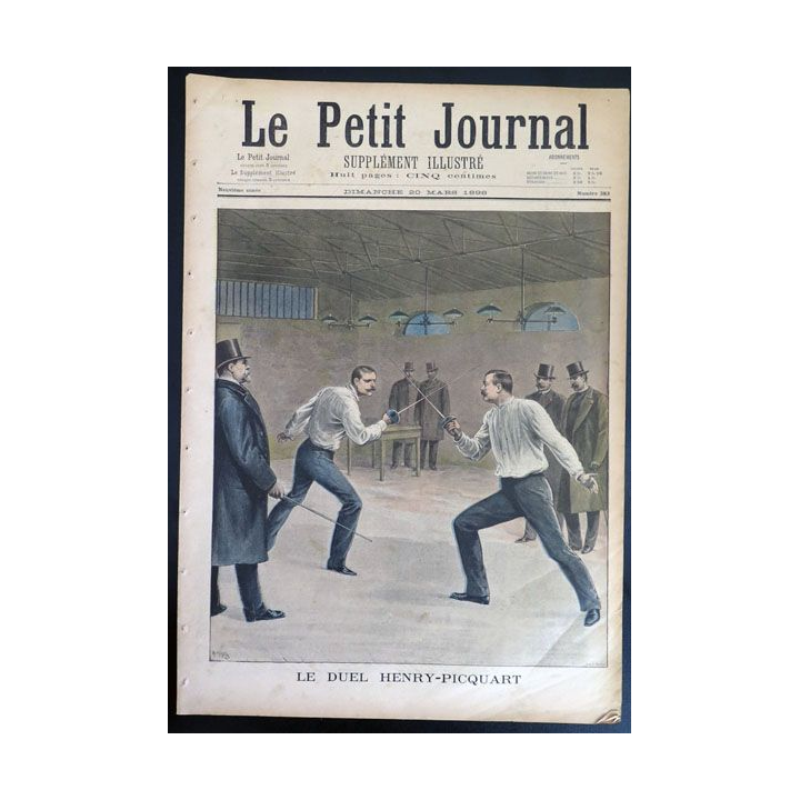 Le petit journal supplément illustré N° 383 du dimanche 20 Mars 1898 