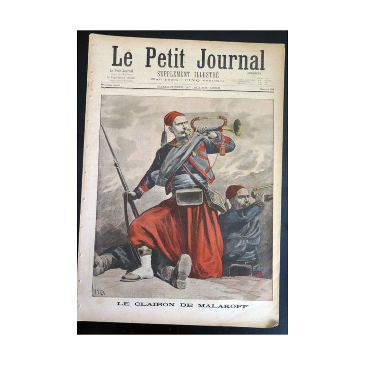 Le petit journal supplément illustré N° 384 du dimanche 27 Mars 1898