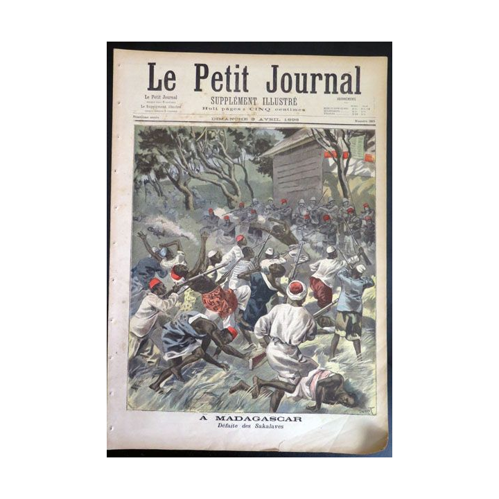Le petit journal supplément illustré N° 385 du dimanche 3 Avril 1898 