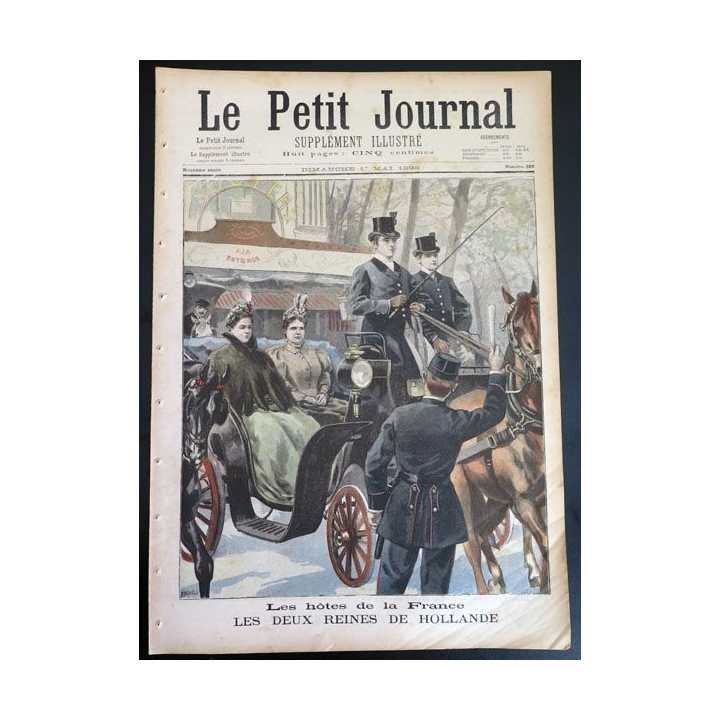 Le petit journal supplément illustré N° 389 du dimanche 1 Mai 1898 