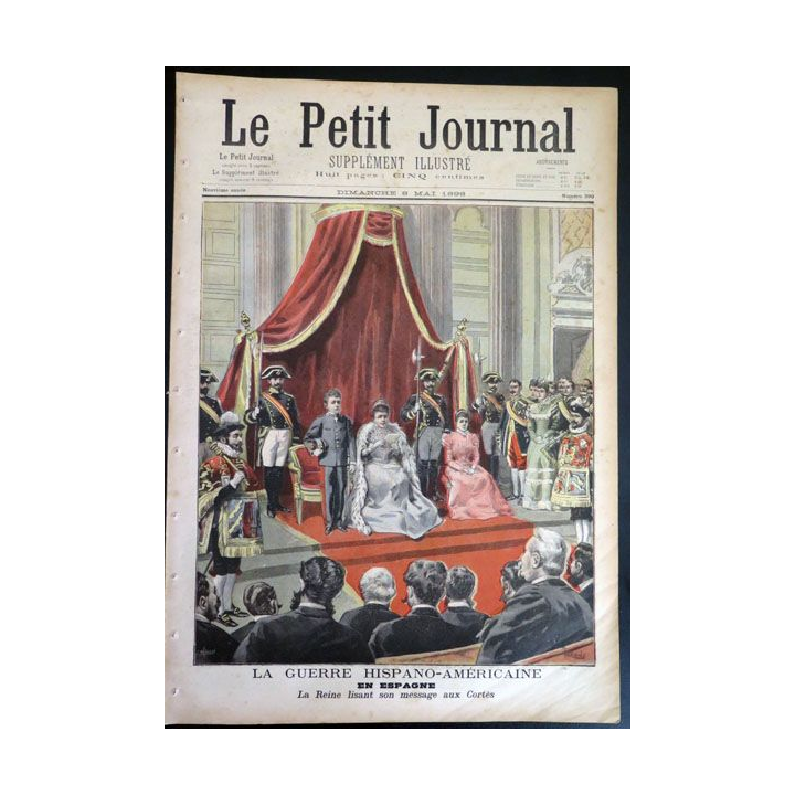Le petit journal supplément illustré N° 390 du dimanche 8 Mai 1898 