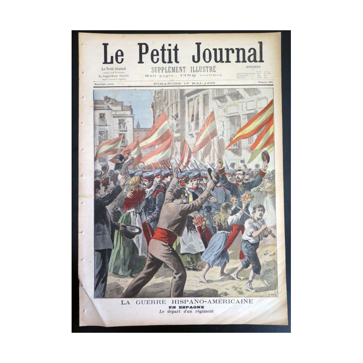 Le petit journal supplément illustré N° 391 du dimanche 15 Mai 1898