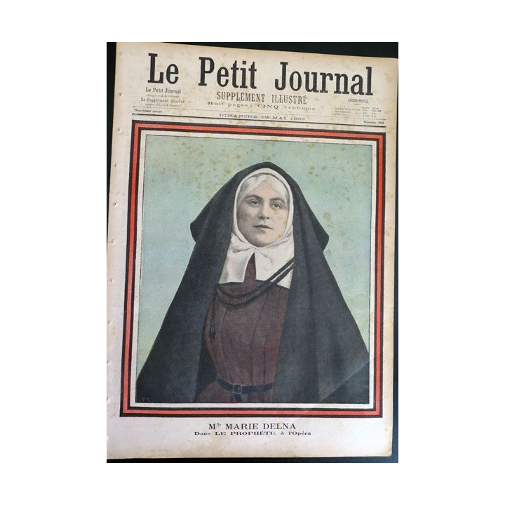 Le petit journal supplément illustré N° 393 du dimanche 29 Mai 1898