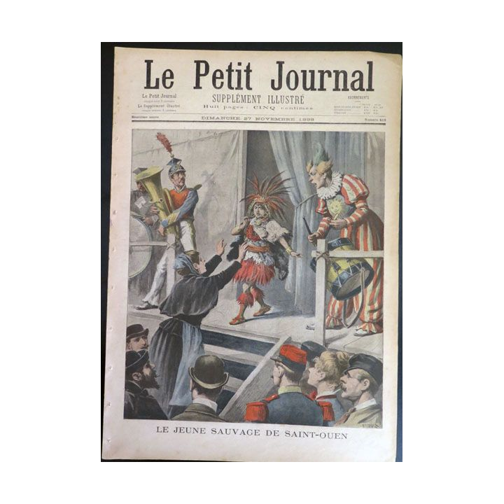 Le petit journal supplément illustré N° 419 du dimanche 27 Novembre 1898