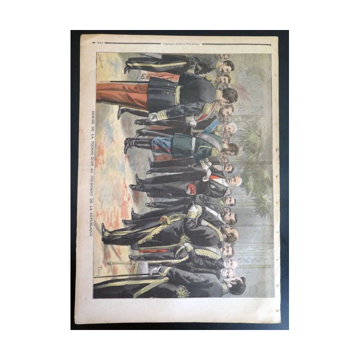 Le petit journal supplément illustré N° 419 du dimanche 27 Novembre 1898