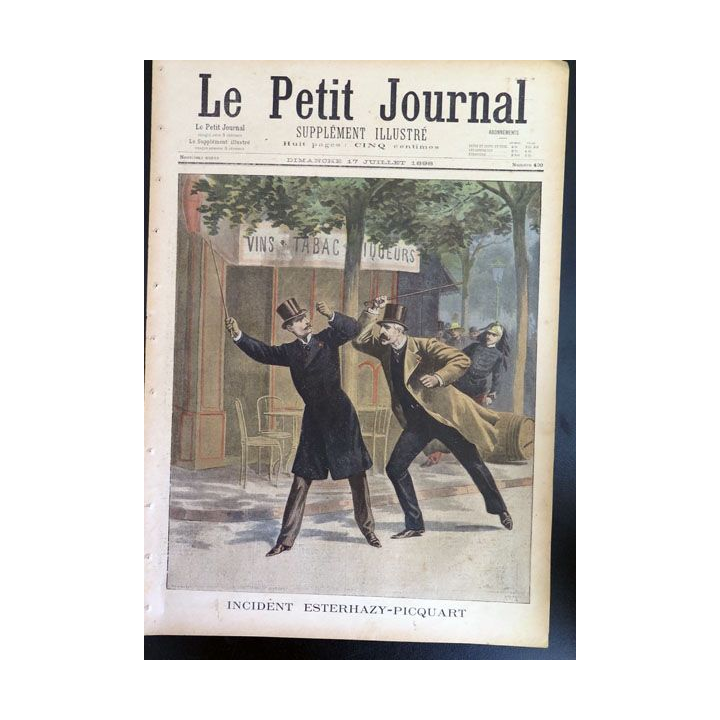 Le petit journal supplément illustré N° 400 du dimanche 17 Juillet 1898 