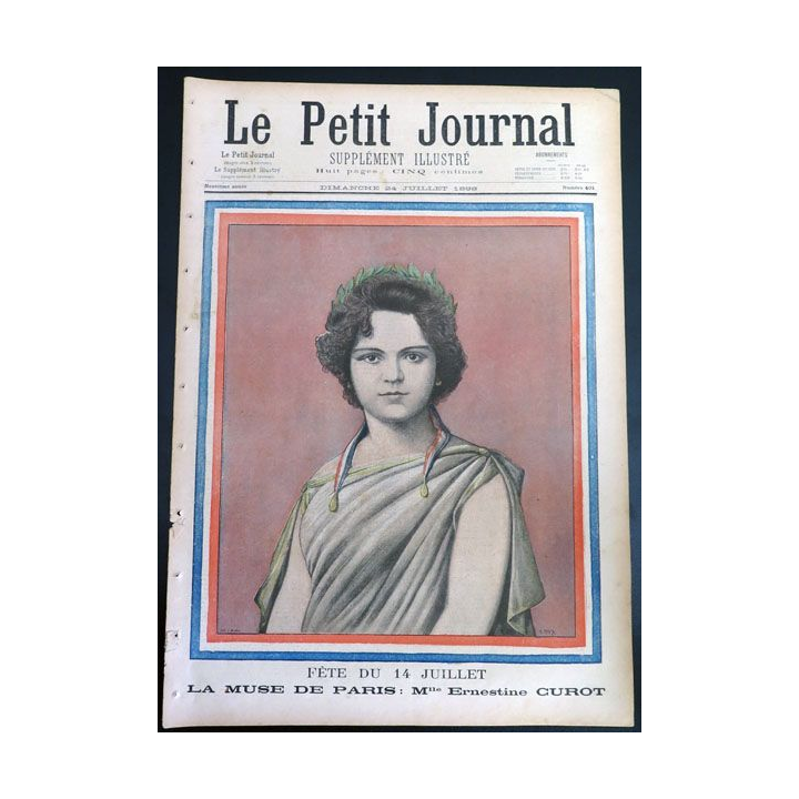 Le petit journal supplément illustré N° 401 du dimanche 24 Juillet 1898