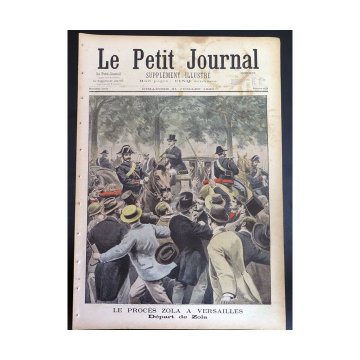 Le petit journal supplément illustré N° 402 du dimanche 31 Juillet 1898 