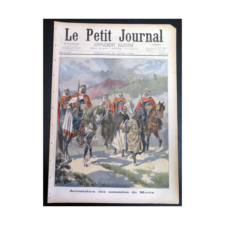 Le petit journal supplément illustré N° 405 du dimanche 21 Août 1898