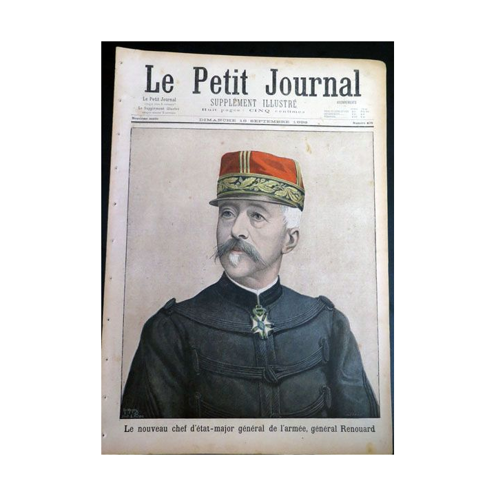 Le petit journal supplément illustré N° 409 du dimanche 18 Septembre 1898