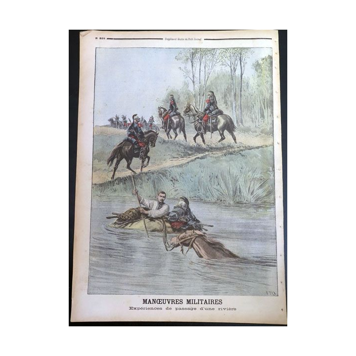 Le petit journal supplément illustré N° 412 du dimanche 9 Octobre 1898