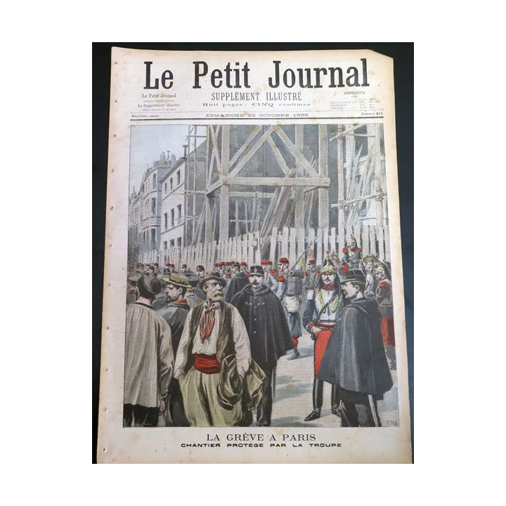Le petit journal supplément illustré N° 414 du dimanche 23 Octobre 1898 