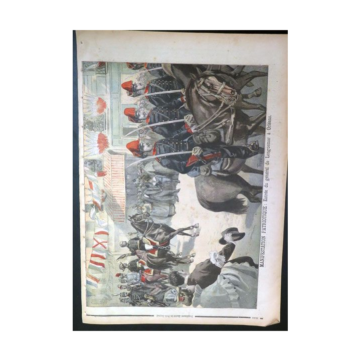 Le petit journal supplément illustré N° 414 du dimanche 23 Octobre 1898 