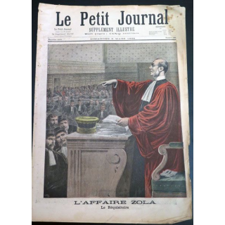 Le petit journal supplément illustré N° 381 du dimanche 6 Mars 1898