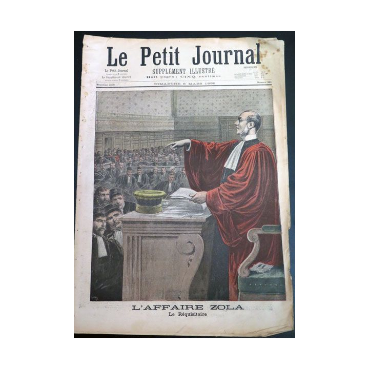 Le petit journal supplément illustré N° 381 du dimanche 6 Mars 1898