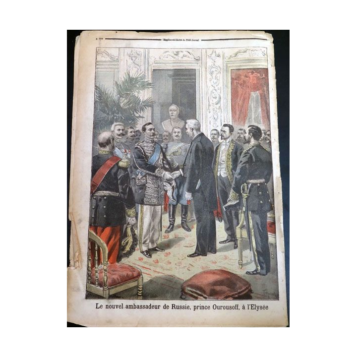 Le petit journal supplément illustré N° 381 du dimanche 6 Mars 1898