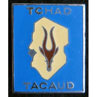 TACAUD : insigne métallique de l'opération Tacaud au Tchad en 1978 Drago