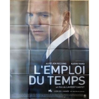 AFFICHE FILM : affiche de cinéma du film "L'emploi du temps" de 2001 dimension 115 x 158 cm (E007)