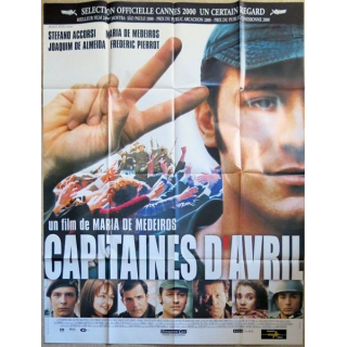 AFFICHE FILM : affiche de cinéma du film "Capitaines d'avril" de 2001 dimension 115 x 158 cm (E007)