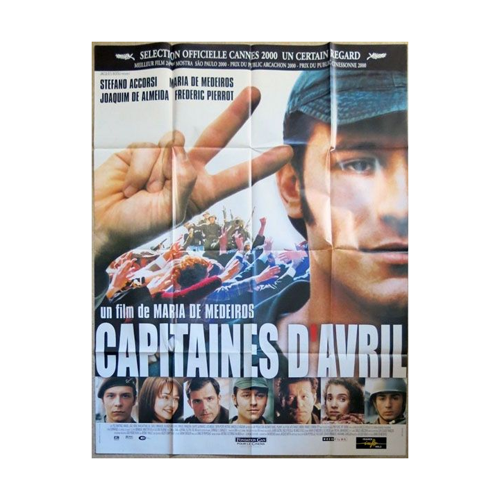AFFICHE FILM : affiche de cinéma du film "Capitaines d'avril" de 2001 dimension 115 x 158 cm (E007)
