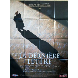 AFFICHE FILM : affiche de cinéma du film "La dernière lettre" de 2002 dimension 115 x 158 cm (E007)