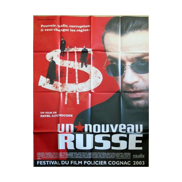 AFFICHE FILM : affiche de cinéma du film "Un nouveau russe" de 2003 dimension 115 x 158 cm (E007)