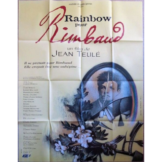 AFFICHE FILM : affiche de cinéma du film "Rainbow pour Rimbaud" de 1996 dimension 115 x 158 cm (E007)