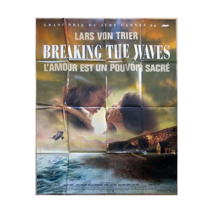 AFFICHE FILM : affiche de cinéma du film "Breaking the Waves" de 1996 dimension 115 x 158 cm (E008)