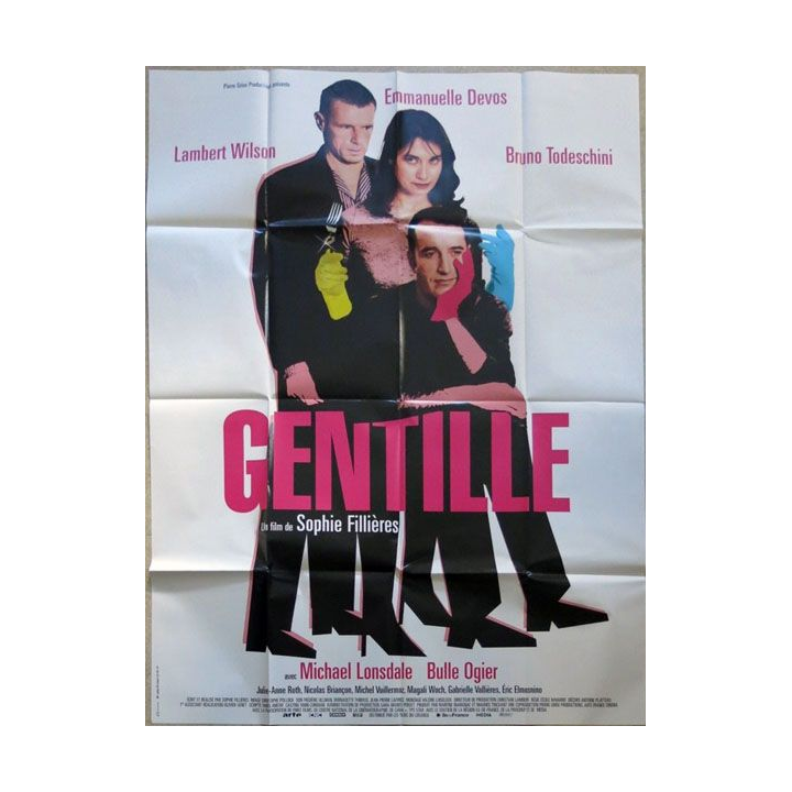 AFFICHE FILM : affiche de cinéma du film "Gentille" de 2005 dimension 115 x 158 cm (E008)