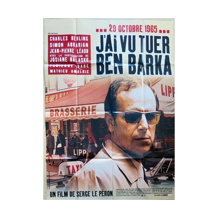 AFFICHE FILM : affiche de cinéma du film "J'ai vu tuer Ben Barka" de 2005 dimension 115 x 158 cm (E008)