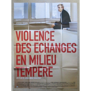 AFFICHE FILM : affiche de cinéma du film "Violence des échanges en milieu tempéré" de 2004 dimension 115 x 158 cm (E008)