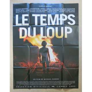 AFFICHE FILM : affiche de cinéma du film "Le temps du loup" de 2003 dimension 115 x 158 cm (E009)