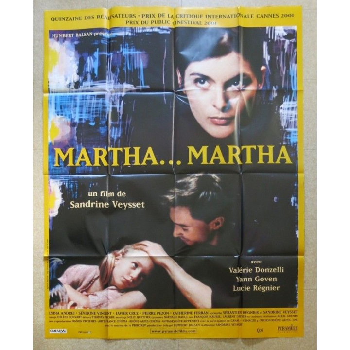 AFFICHE FILM : affiche de cinéma du film "Martha... Martha" de 2001 dimension 115 x 158 cm (E009)