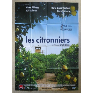 AFFICHE FILM : affiche de cinéma du film "Les citronniers" de 2008 dimension 115 x 158 cm (E009)