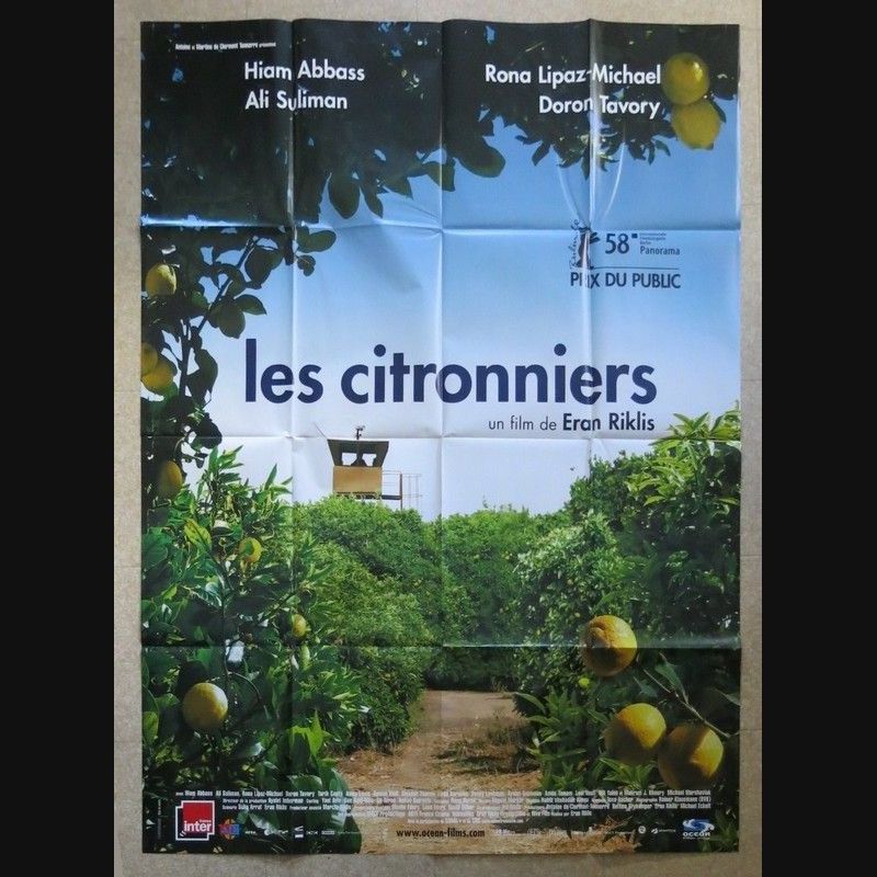 Les Citronniers Film Complet Affiche de cinéma film Les citronniers de 2008 dimension 115 x 158 cm