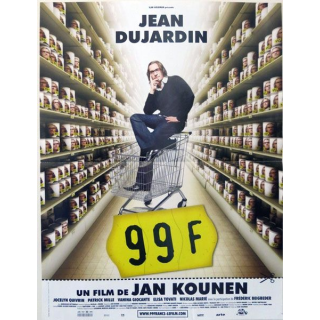 AFFICHE FILM : affiche de cinéma du film "99 francs" de 2007 dimension 40 x 53 cm (E010)