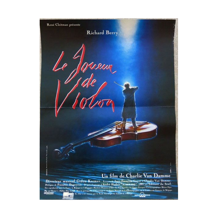 AFFICHE FILM : affiche de cinéma du film "Le joueur de violon" de 1994 dimension 40 x 53 cm (E010)