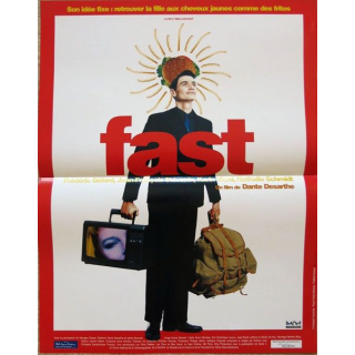 AFFICHE FILM : affiche de cinéma du film "Fast" de 1995 dimension 40 x 53 cm (E010)
