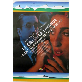 AFFICHE FILM : affiche de cinéma "Le Cri de la lavande dans le champ de sauterelles " 1996 dimension 40 x 60 cm (E010)