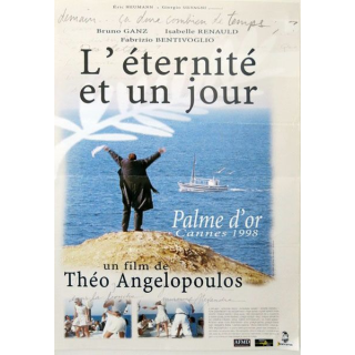 AFFICHE FILM : affiche de cinéma du film "L'Eternité et un jour" 1998 dimension 40 x 53 cm (E010)