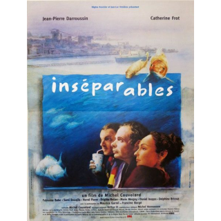AFFICHE FILM : affiche de cinéma du film "Inséparables" 1999 dimension 40 x 53 cm (E010)