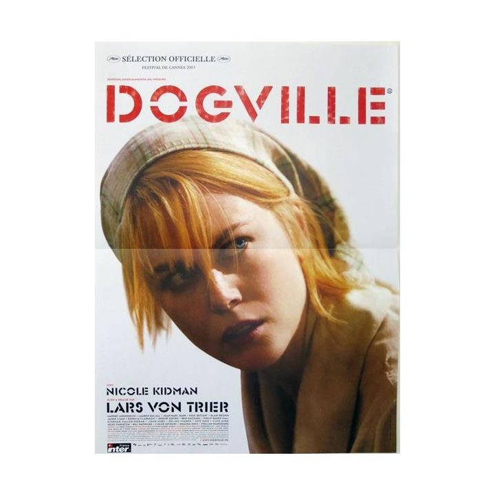 AFFICHE FILM : affiche de cinéma du film "Dogville" 2003 dimension 40 x 54 cm (E010)