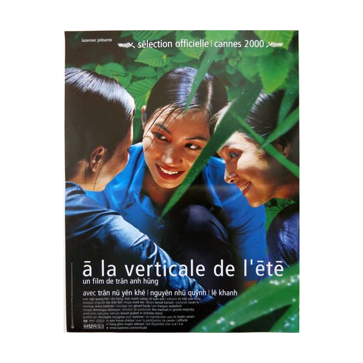 AFFICHE FILM : affiche de cinéma du film "A la verticale de l'été" 2000 dimension 40 x 53 cm (E010)