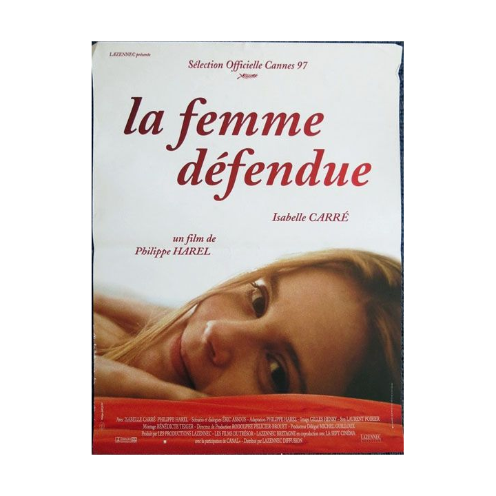 AFFICHE FILM : affiche de cinéma du film "La femme défendue" 1997 dimension 40 x 54 cm (E010)